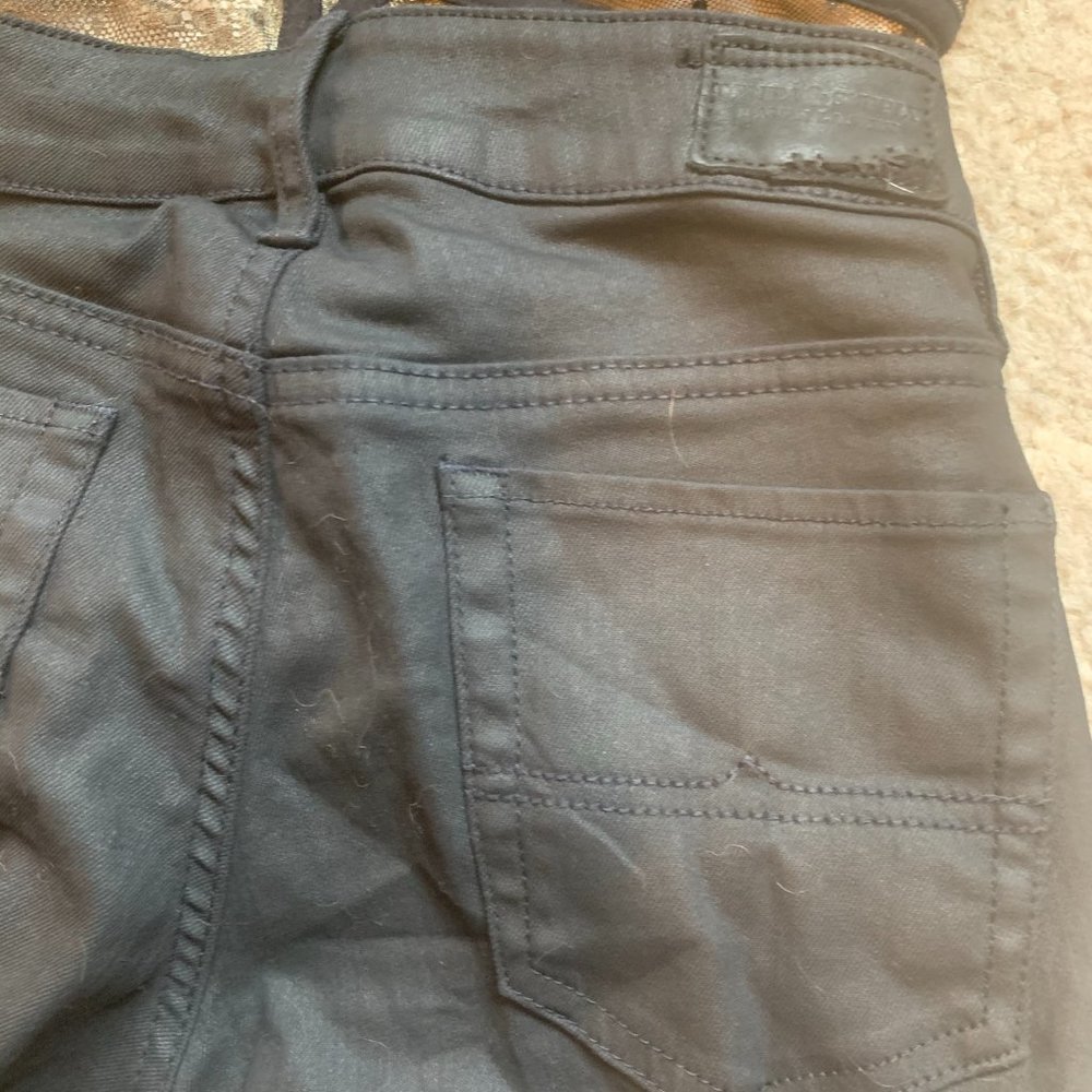 Sz 26 Ralph Lauren Coated Black Denim-NWOT - Picture 5 of 8